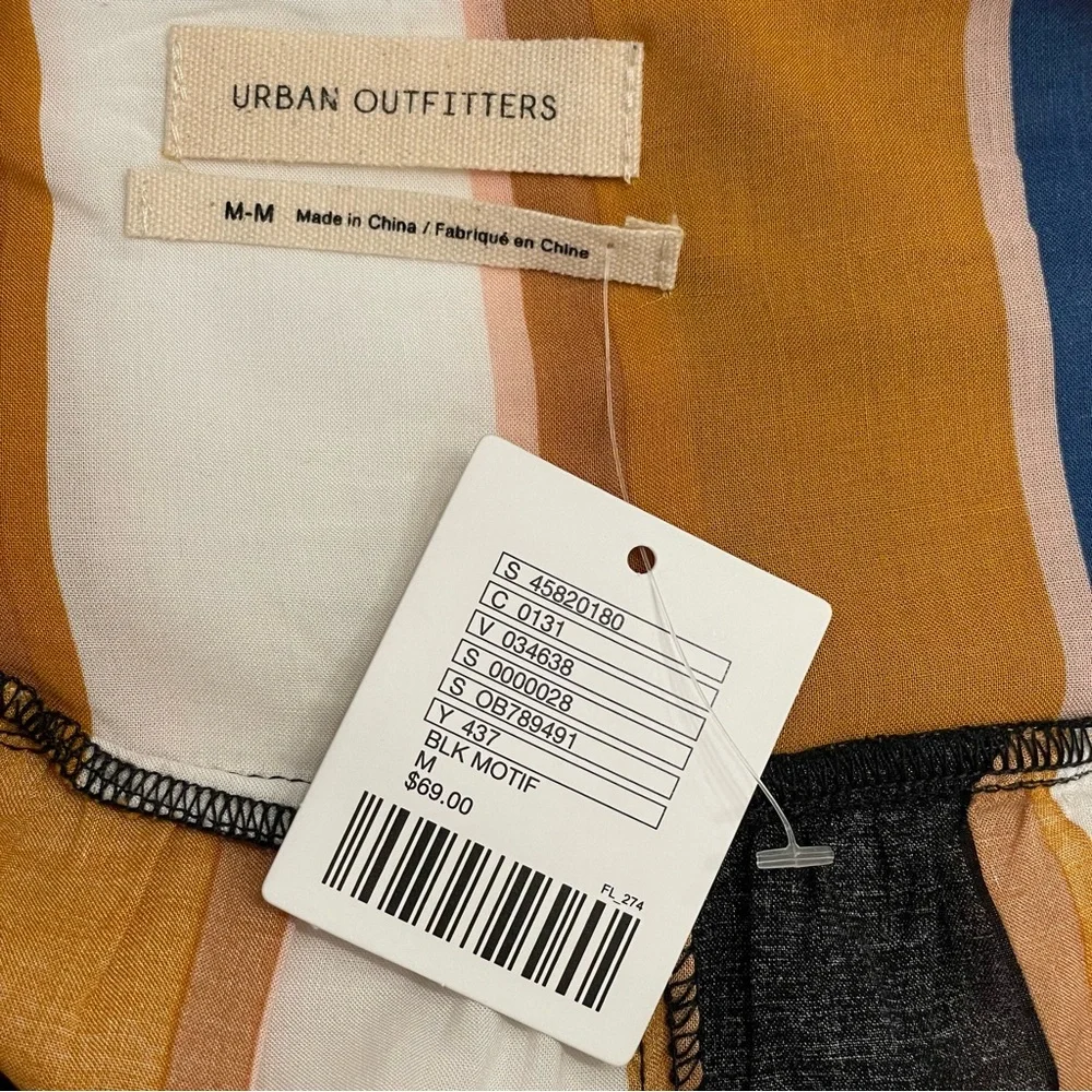 Urban Outfitters Tootsie Button-Down Crop Jumpsuit